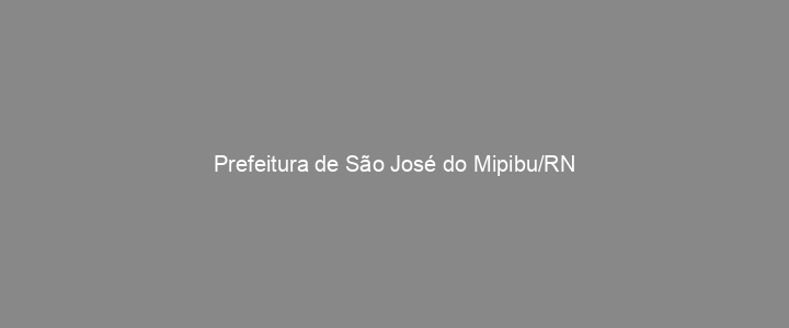 Provas Anteriores Prefeitura de São José do Mipibu/RN